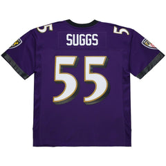 Terrell Suggs Baltimore Ravens 2003 Legacy Replica Jersey - Purple cheap