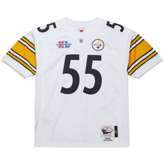 Joey Porter Pittsburgh Steelers 2005 Authentic Throwback Retired Player Jersey - White discount