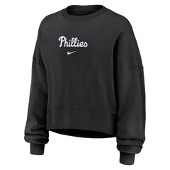 Philadelphia Phillies Women's Oversized Primetime Sweatshirt Black | Nike