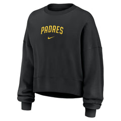 San Diego Padres Women's Oversized Primetime Sweatshirt Black | Nike
