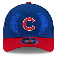 Chicago Cubs x Warren Lotas 9FORTY A-Frame M-Crown Adjustable Hat Royal/Red | New Era