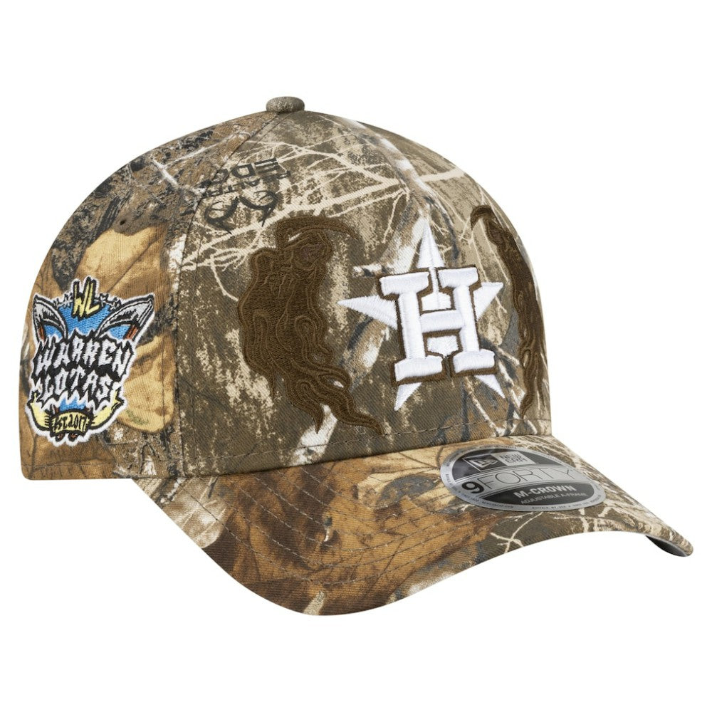 Houston Astros x Warren Lotas Realtree 9FORTY M-Crown A-Frame Adjustable Hat Camo | New Era