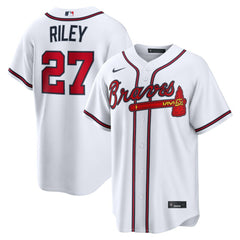 Austin Riley Atlanta Braves Home Replica Jersey - White