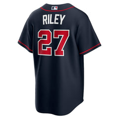Austin Riley Atlanta Braves Alternate Replica Jersey - Navy