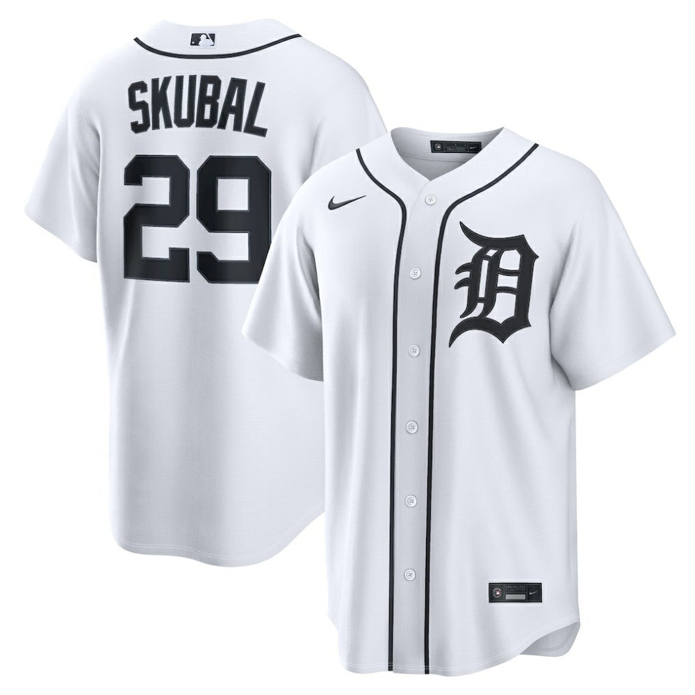 Tarik Skubal Detroit Tigers Home Replica Jersey - White