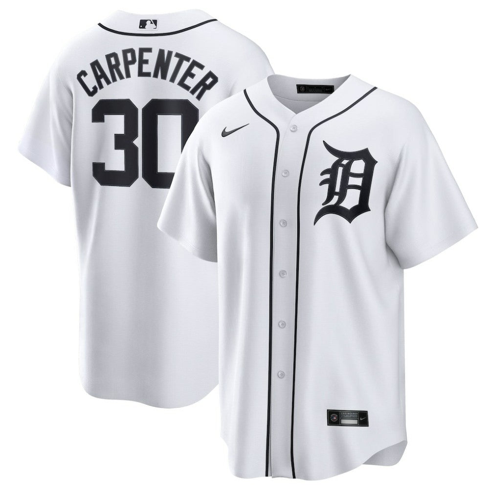 Kerry Carpenter Detroit Tigers Home Replica Jersey - White