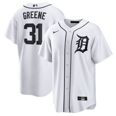 Riley Greene Detroit Tigers Home Replica Jersey - White