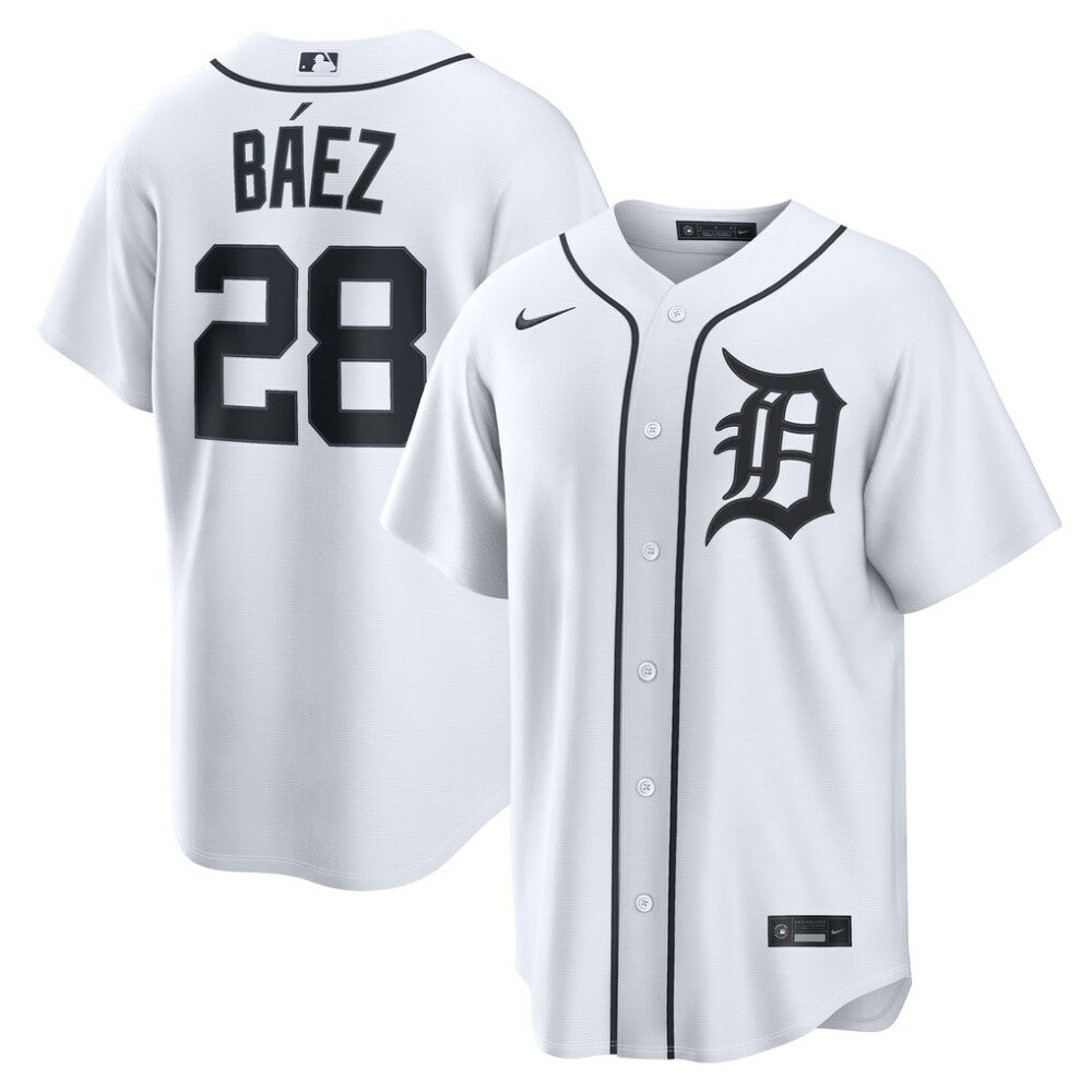 Javier B¨¢ez Detroit Tigers Home Replica Jersey - White