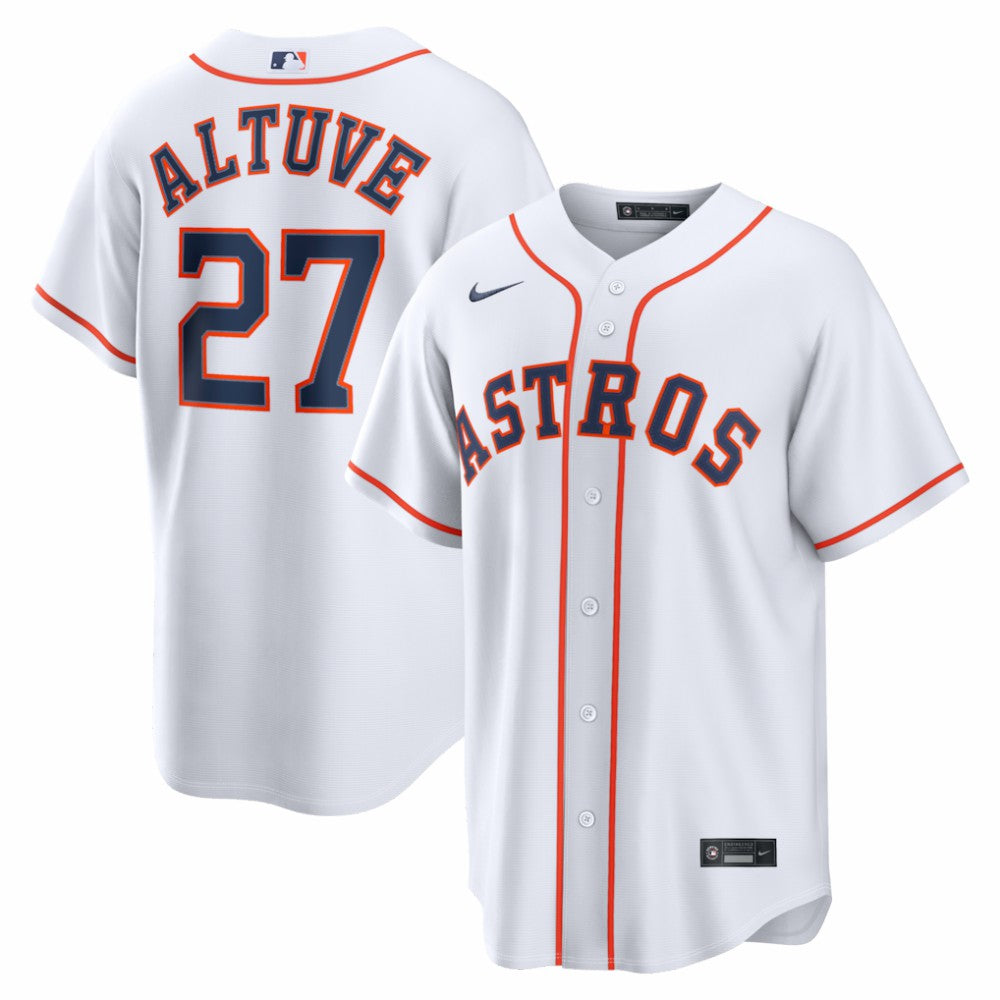 Jose Altuve Houston Astros Home Replica Jersey - White