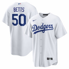 Mookie Betts Los Angeles Dodgers Home Replica Jersey - White
