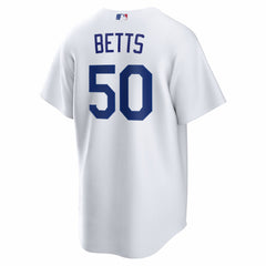 Mookie Betts Los Angeles Dodgers Home Replica Jersey - White
