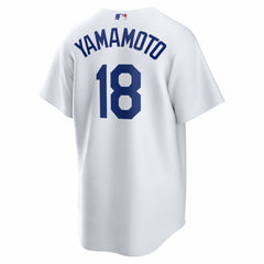 Yoshinobu Yamamoto Los Angeles Dodgers Home Replica Jersey - White