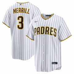 Jackson Merrill San Diego Padres Home Replica Player Jersey White | Nike