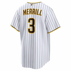 Jackson Merrill San Diego Padres Home Replica Player Jersey - White