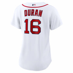 Jarren Duran Boston Red Sox Women's Home Replica Player Jersey - White