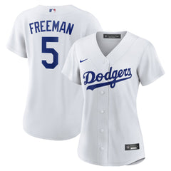 Freddie Freeman Los Angeles Dodgers Women's Home Replica Jersey - White
