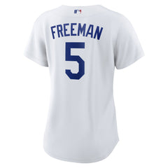 Freddie Freeman Los Angeles Dodgers Women's Home Replica Jersey - White