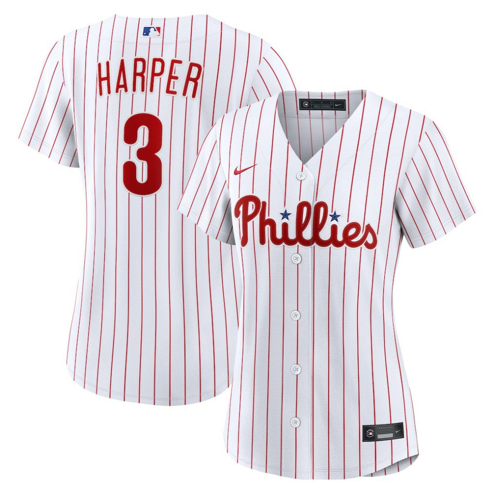 Bryce Harper Philadelphia Phillies Women's Home Replica Jersey - White