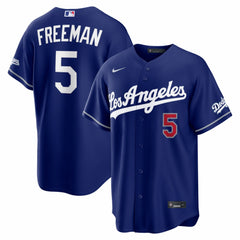 Freddie Freeman Los Angeles Dodgers Alternate Stadium Jersey - Royal