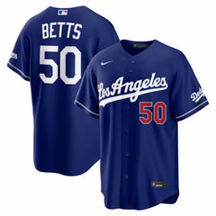 Mookie Betts Los Angeles Dodgers Alternate Stadium Jersey - Royal