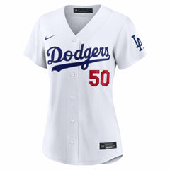 Mookie Betts Los Angeles Dodgers Women's Home Stadium Jersey - White