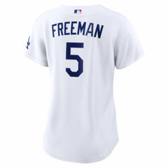 Freddie Freeman Los Angeles Dodgers Women's Home Stadium Jersey - White