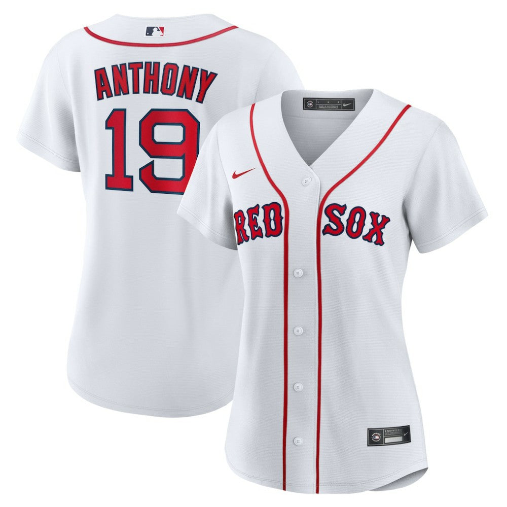 Roman Anthony Boston Red Sox Women's Home Replica Jersey?- White