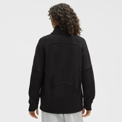 Anaheim Ducks lululemon Women's Long Scuba Oversized Half-Zip Funnel Neck Black