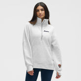 Florida Panthers lululemon Women's Long Scuba Oversized Half-Zip Funnel Neck Heathered Core Ultra Light Grey