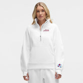 Colorado Avalanche lululemon Women's Long Scuba Oversized Half-Zip Funnel Neck White