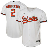 Gunnar Henderson Baltimore Orioles Youth Home Replica Player Jersey - White