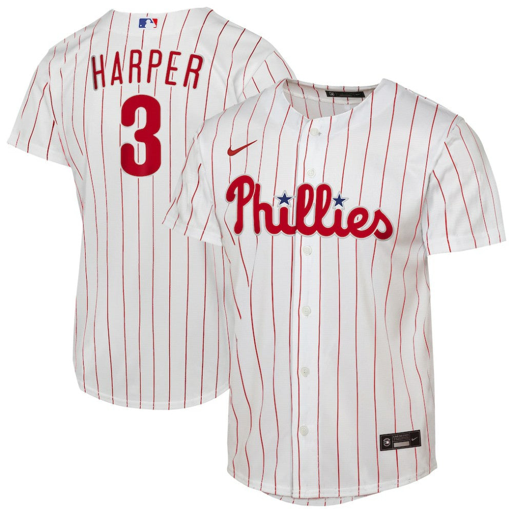 Bryce Harper Philadelphia Phillies Youth Home Replica Player Jersey - White