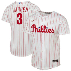 Bryce Harper Philadelphia Phillies Youth Home Replica Player Jersey - White