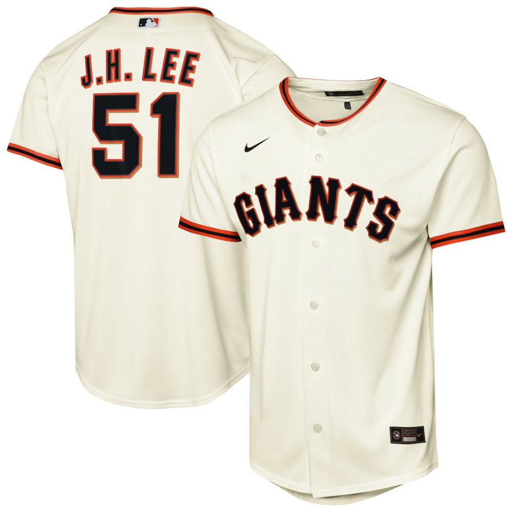 Jung Hoo Lee San Francisco Giants Youth Home Replica Player Jersey - Cream