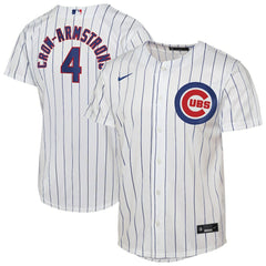 Pete Crow-Armstrong Chicago Cubs Youth Home Replica Player Jersey - White