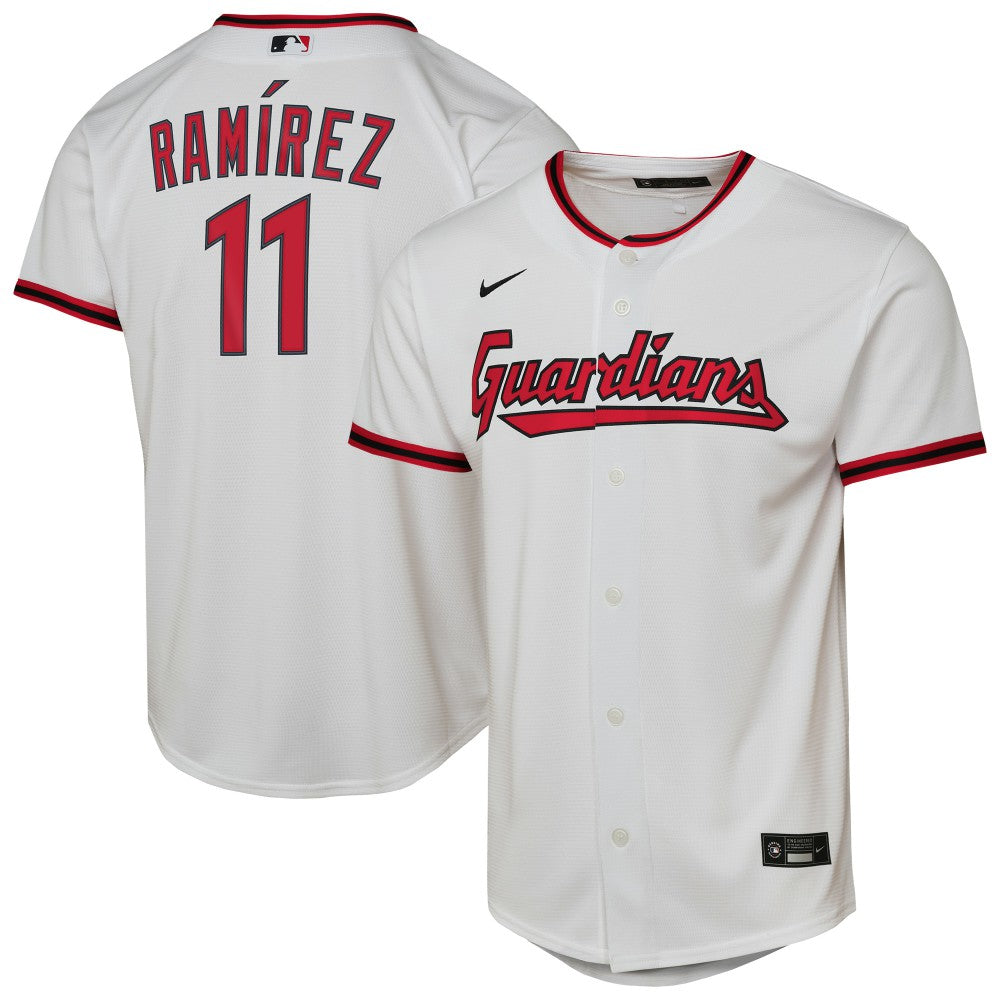 Jos¨¦ Ram¨ªrez Cleveland Guardians Youth Home Replica Player Jersey - White
