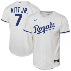 Bobby Witt Jr. Kansas City Royals Youth Home Replica Player Jersey - White