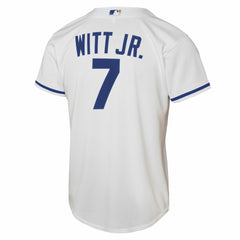 Bobby Witt Jr. Kansas City Royals Youth Home Replica Player Jersey - White
