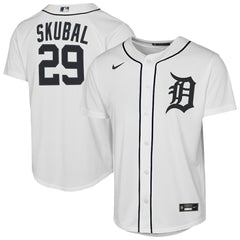 Tarik Skubal Detroit Tigers Youth Home Replica Player Jersey - White