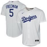 Freddie Freeman Los Angeles Dodgers Youth Home Replica Player Jersey - White