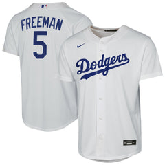 Freddie Freeman Los Angeles Dodgers Youth Home Replica Player Jersey - White