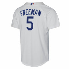 Freddie Freeman Los Angeles Dodgers Youth Home Replica Player Jersey - White