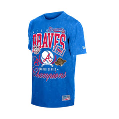 Atlanta Braves Mineral Wash T-Shirt Royal | New Era
