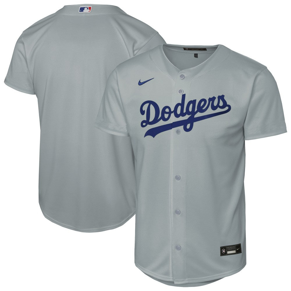 Los Angeles Dodgers Youth Alternate Replica Jersey - Gray