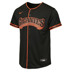 San Francisco Giants Youth Alternate Replica Jersey - Black