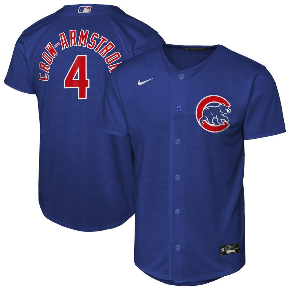 Pete Crow-Armstrong Chicago Cubs Youth Alternate Replica Jersey Rush Blue | Nike