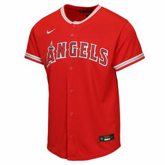 Mike Trout Los Angeles Angels Youth Alternate Replica Jersey - Red