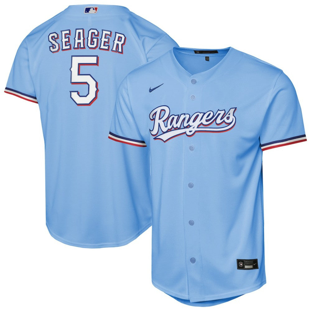 Corey Seager Texas Rangers Youth Alternate Replica Jersey - Light Blue