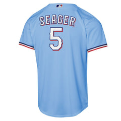Corey Seager Texas Rangers Youth Alternate Replica Jersey - Light Blue