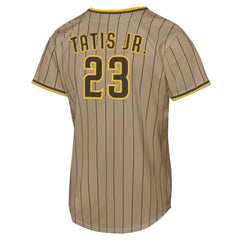 Fernando Tatis Jr. San Diego Padres Youth Alternate Replica Jersey - Khaki
